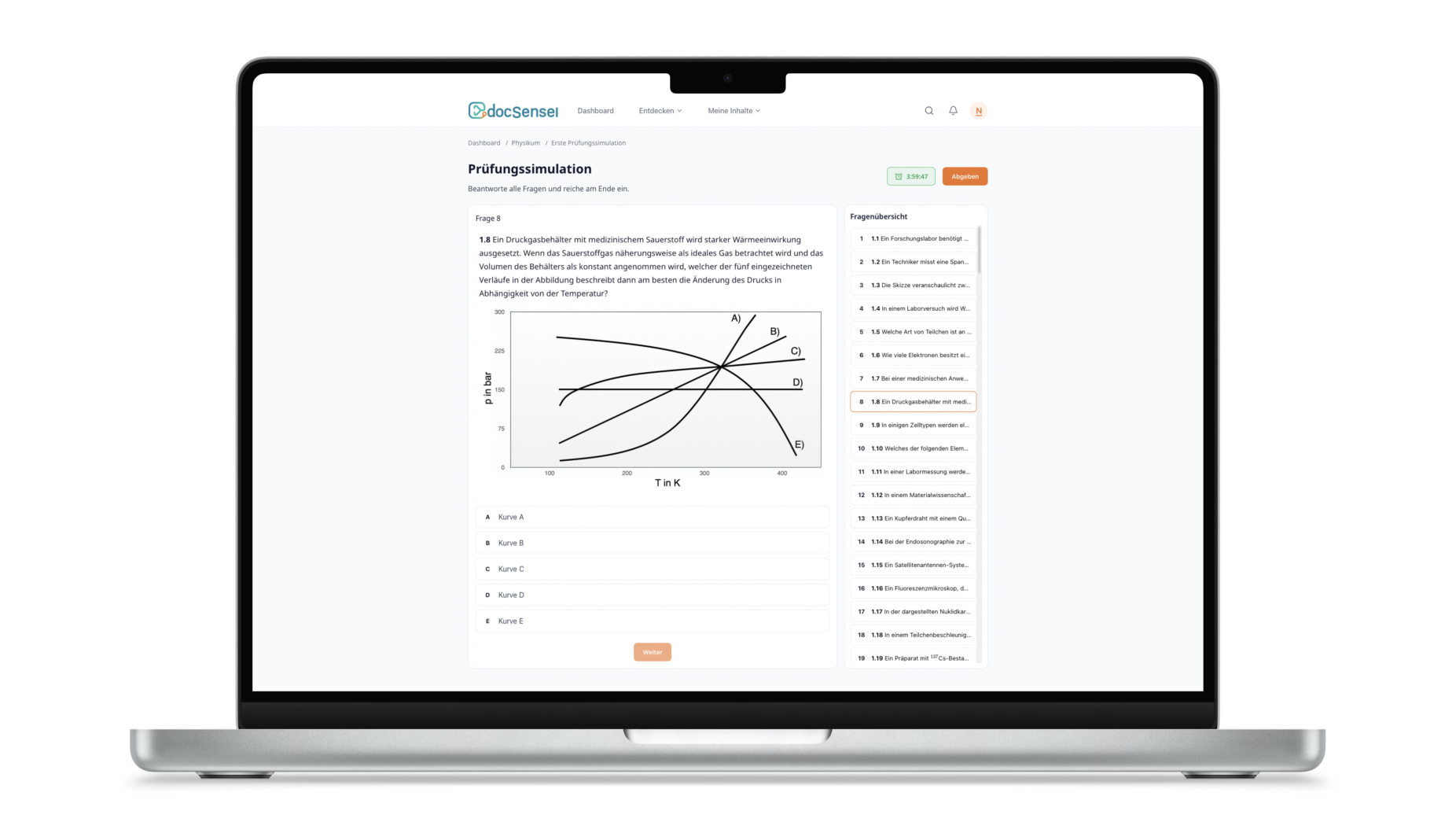 DocSensei Prüfungssimulation